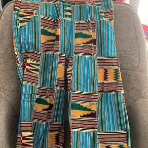 African Print Pants Trousers